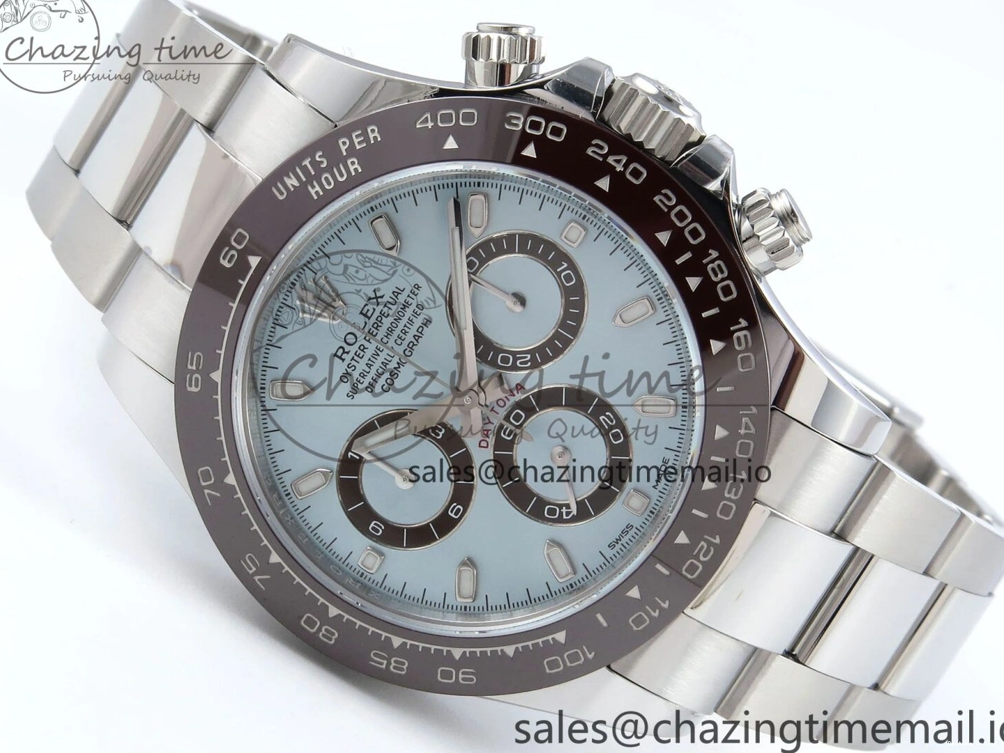 0511 Daytona 116506 VSF 1:1 Best Edition Ice Blue Dial Steel 904L on SS Bracelet DD ZipUp 743